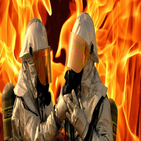 firefighter portrait helmet